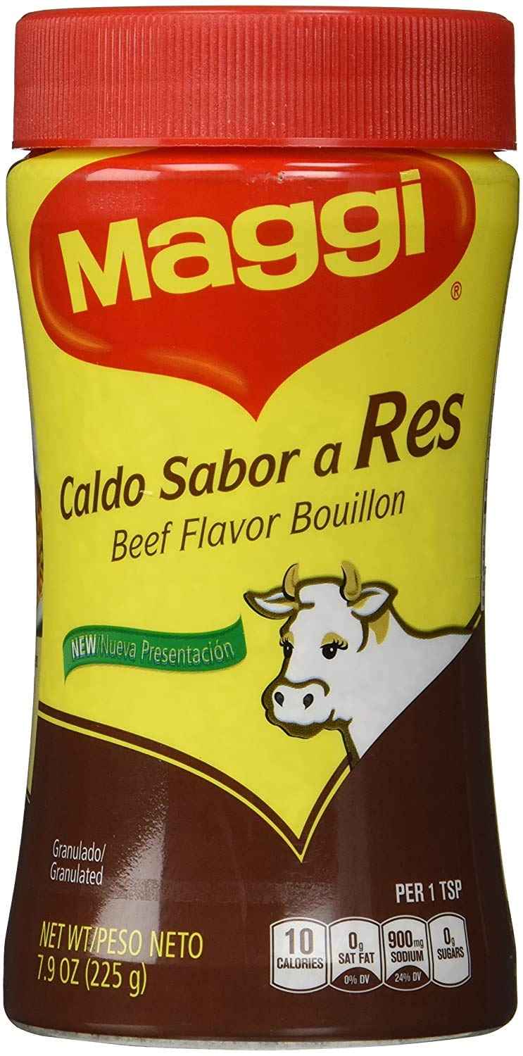 MAGGI Caldo Sabor a Res 2 PACK 223.9 gr. c/u | Beef Flavor Bouillon 2 PACK 7.9 oz. each.