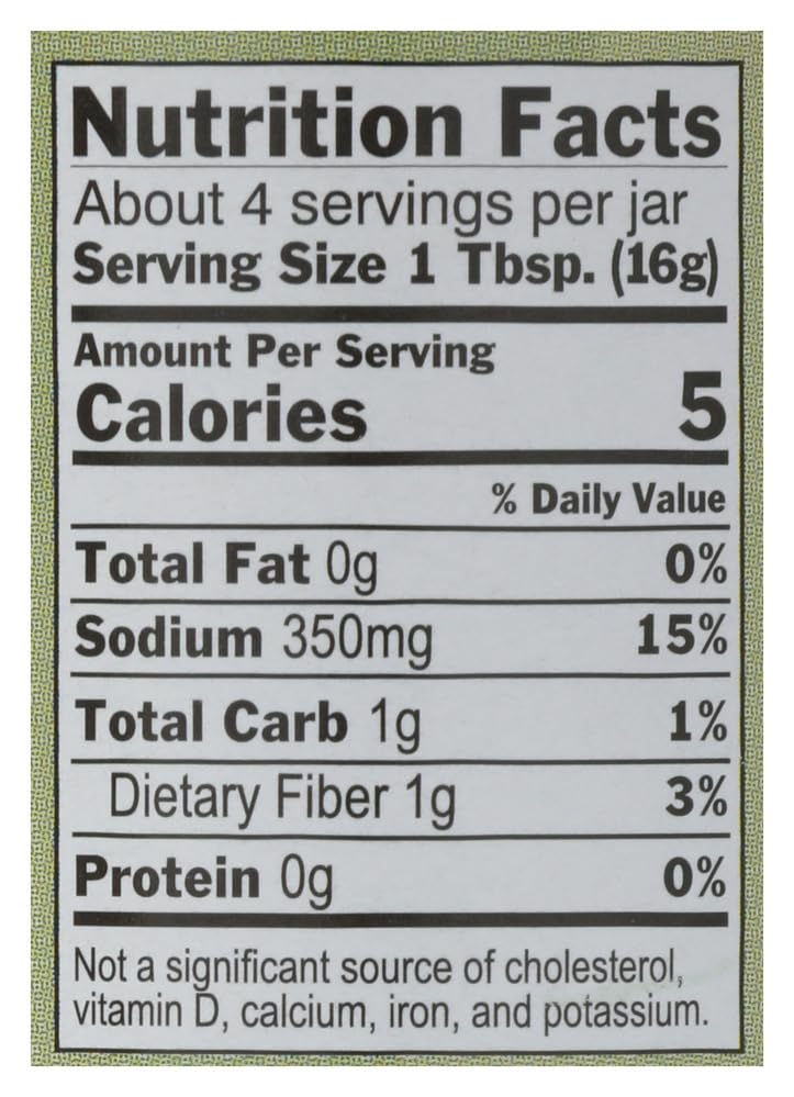 Big Picture Foods Organic Wild Foraged Capers  3.5 Oz