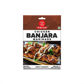El The Cook Banjara Kebab Marination Paste | Ready To Cook Masala - Just Marinate & Cook Restaurant Style Banjara Chicken, Mushr