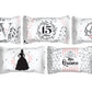 Party Sweets Quinceanera Themed Buttermints By Hospitality Mints, Individually Wrapped, 7 Oz. Bag Pack Of 6 (330 Pieces), White Buttermints