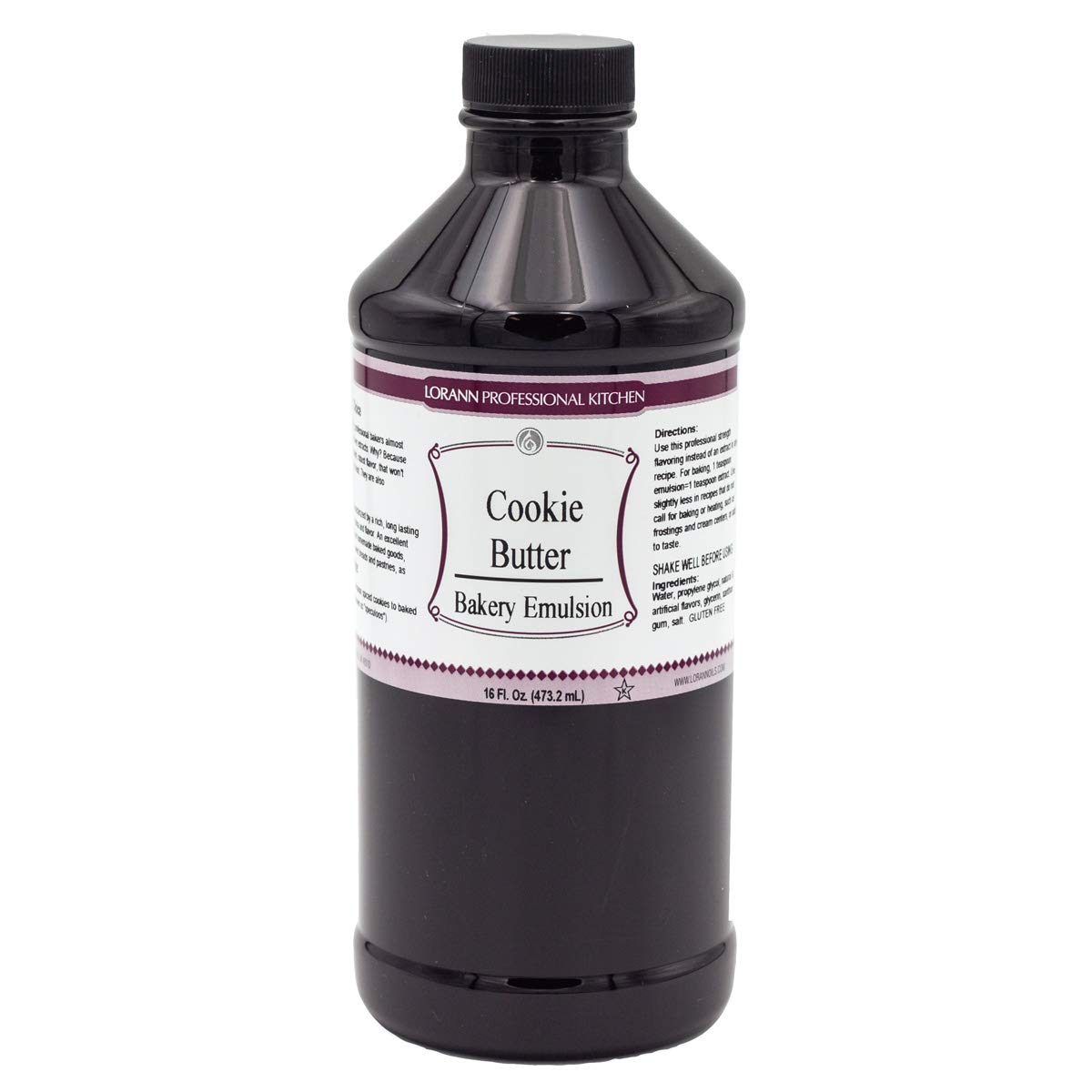 Lorann Cookie Butter Bakery Emulsion, 16 Ounce Bottle