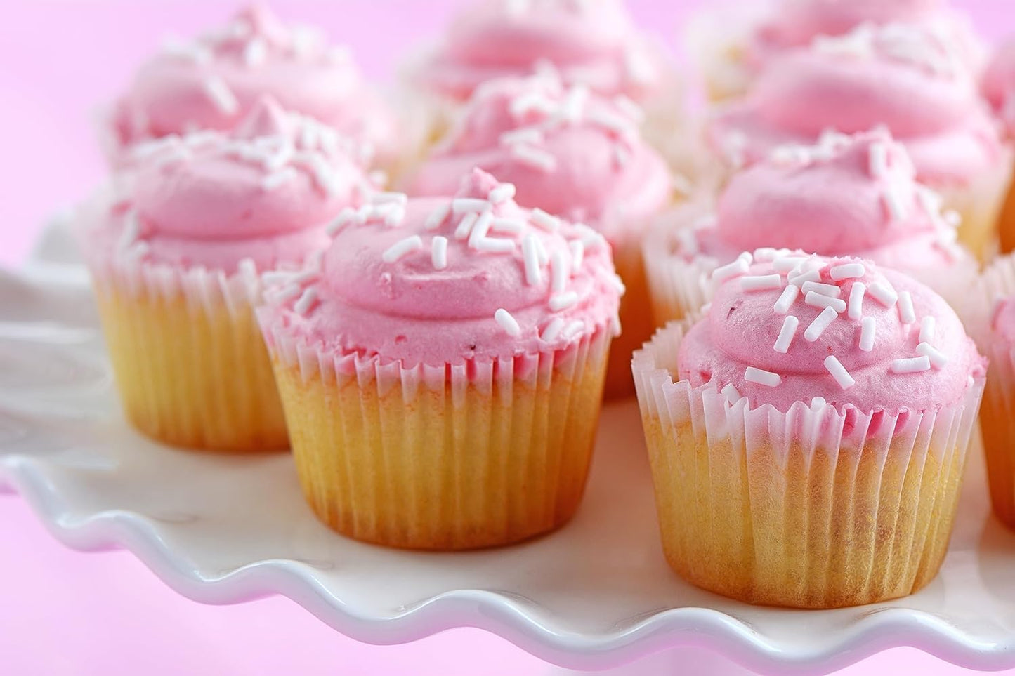 White Sprinkles - 1.6 Pounds - White Holiday Jimmies For Baking - White Sprinkles For Cake Decorating, Cupcakes, Cookies, Ice Cream - White Bridal Sprinkles