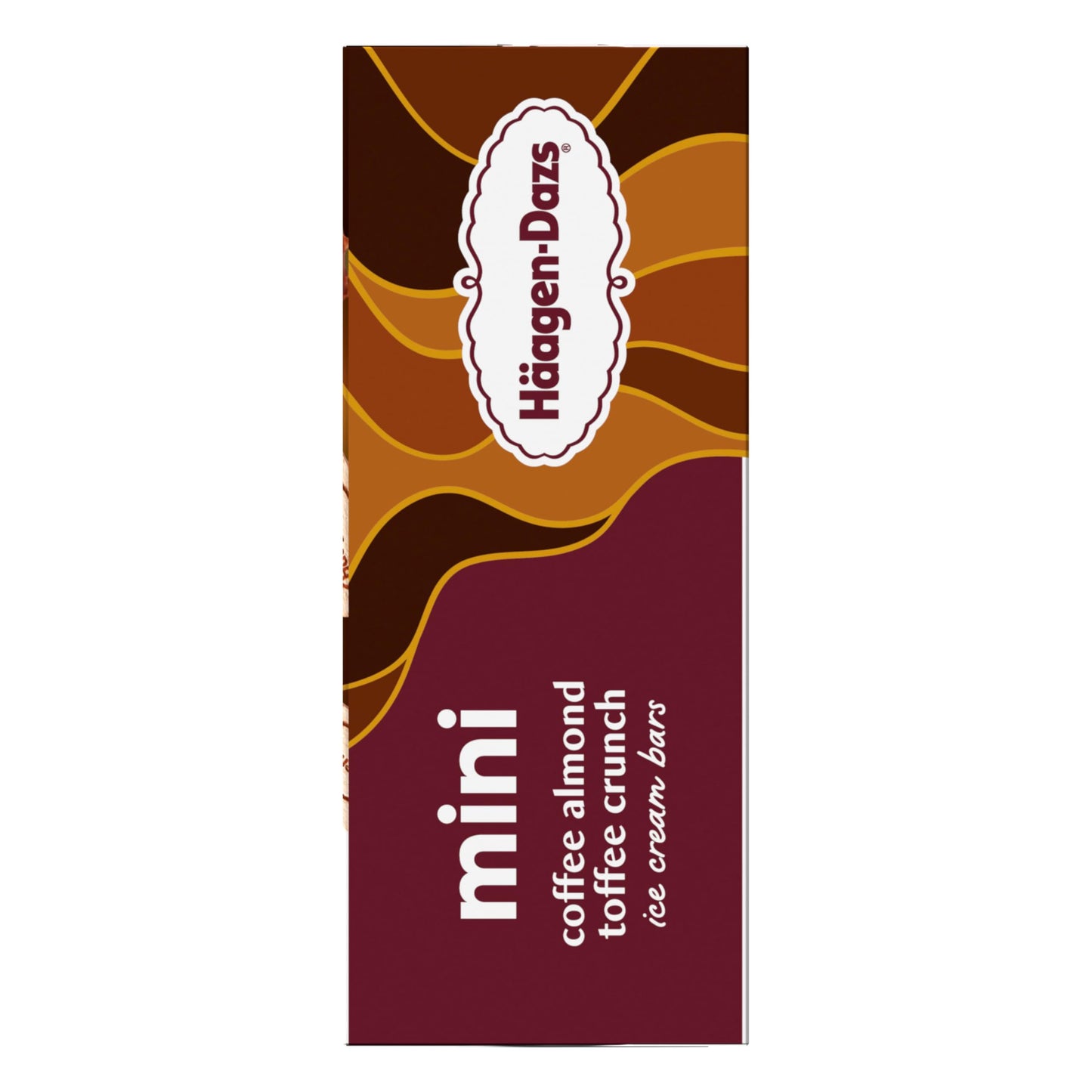Haagen-Dazs Snack Size Ice Cream Bars,6 Count (Frozen), Coffee Almond Crunch,