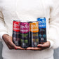 Zevia Zero Sugar Energy Drink  Classic Variety Pack  12 oz Cans (12-Pack) - Naturally Sweetened  Non-GMO Project Verified  Gluten-Free  Vegan