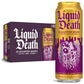 Liquid Death Slaughter Berry Iced Tea, Raspberry Black Tea, Low Calorie, 8-Pack (19.2oz Cans)