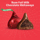 Meltaway Kisses, 2Lb Pack Of Chocolate Roses Individually Wrapped Bulk, Ideal Valentine Hersheykisses For Valentines Day Surprises, Perfect Valentines Chocolates For Romantic Gifts