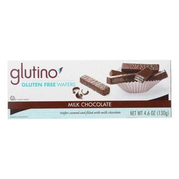 Glutino Chocolate Coated Chocolate Wafers 4.6 OZ (Pack of 12)