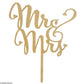Mr And Mrs Cake Toppers, Kootips Wooden Wedding Cake Topper Party Cake Decoration (Mr And Mrs Cake Topper A)