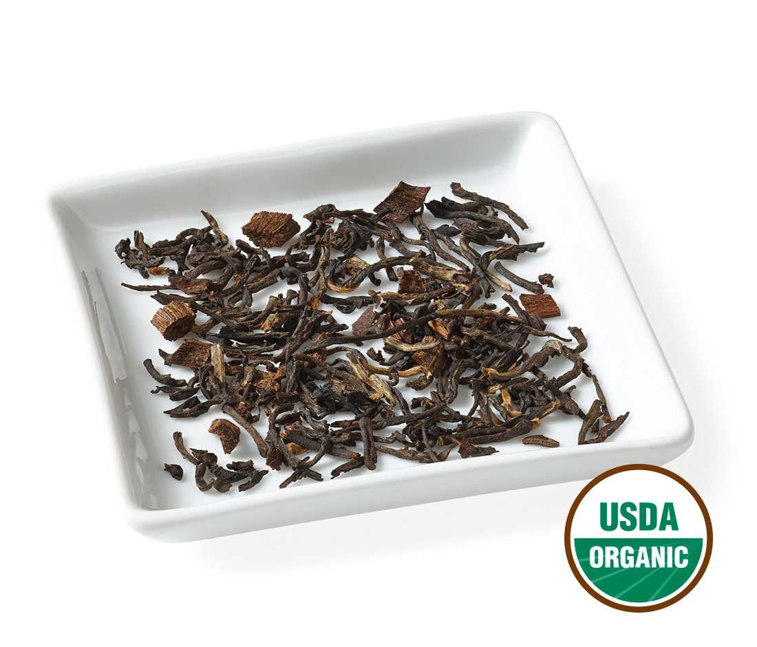 Golden Moon Tea Organic Madagascar spirit-inspired flavor Vanilla Black Tea - Loose Leaf, Non-GMO - 2 Ounce (Pack of 1)