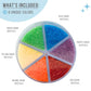Sweets Indeed Sprinkles 6 Cell Edible Mix Sugar Perfect For Cake Decorations Baking Ice Cream Cookies Cupcake Topper (Rainbow Su