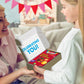 Skittles Original Chewy Candy Happy Birthday Card & Gift Box All In One Birthday Present For All Ages, 11.28 Oz Box