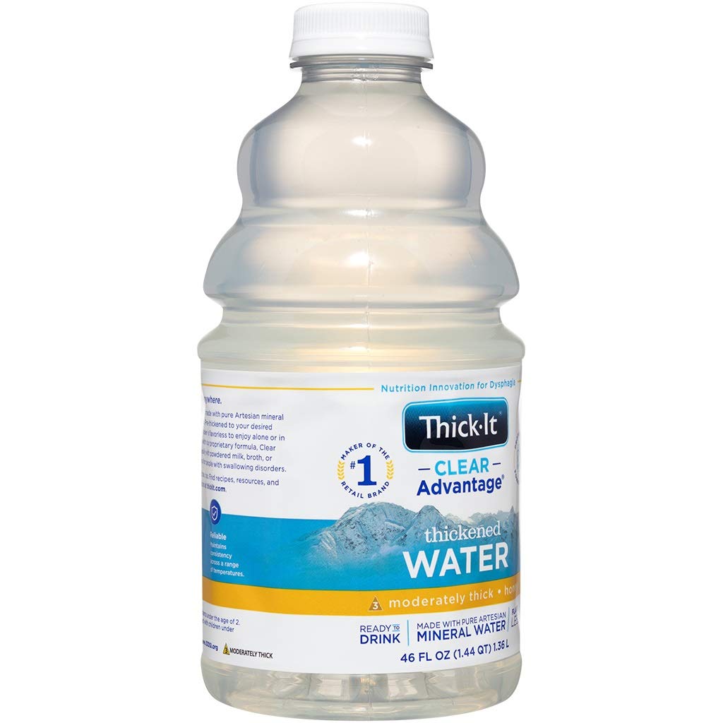 Thick-It Clear Advantage Thickened Water - Moderately Thick/Honey, 46 Oz Bottle