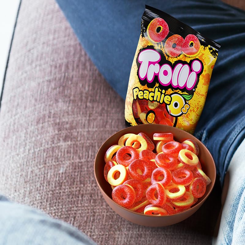 Peach Rings Sweet Peachie O'S, 4.25Oz Bags (Pack Of 3)
