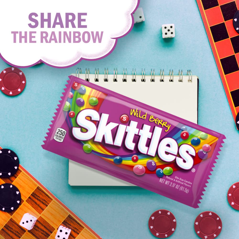 Wrigley Skittles, Wild Berry, 2.17 Oz (36 Count)
