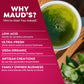 MAUDS Organic Matcha Green Tea Pods, 24ct, KCup Compatible, 100% Organic, Solar Energy Produced, Recyclable