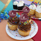 Graphics & More Bellarmine University Primary Logo Cupcake Picks Toppers Decoration Set Of 6