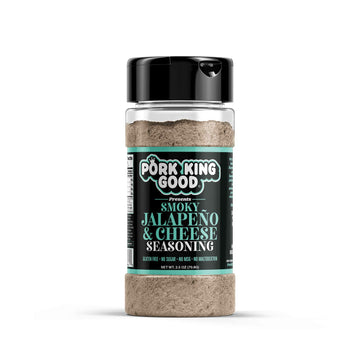 Pork King Good Seasoning - Smoky Jalapeo & Cheese - Great for Cooking and Popcorn Seasoning - Keto Friendly, Paleo, No MSG, Glut