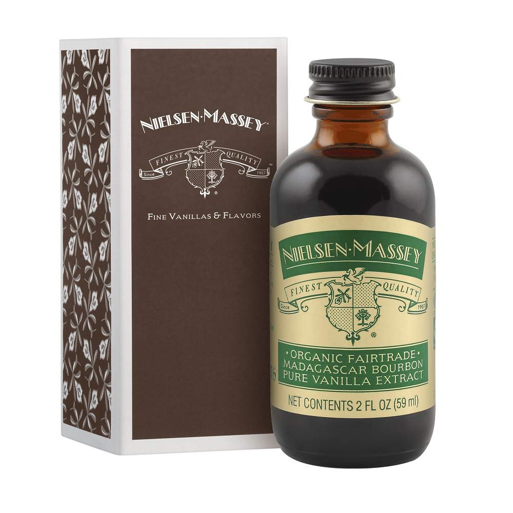 Nielsen-Massey Organic Fairtrade Madagascar Bourbon Vanilla Extract, 2 Fl Oz Bottle