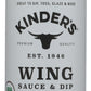 KINDERS Organic Bourbon Peach BBQ Wing Sauce, 15.2 OZ, Model 0755795655255