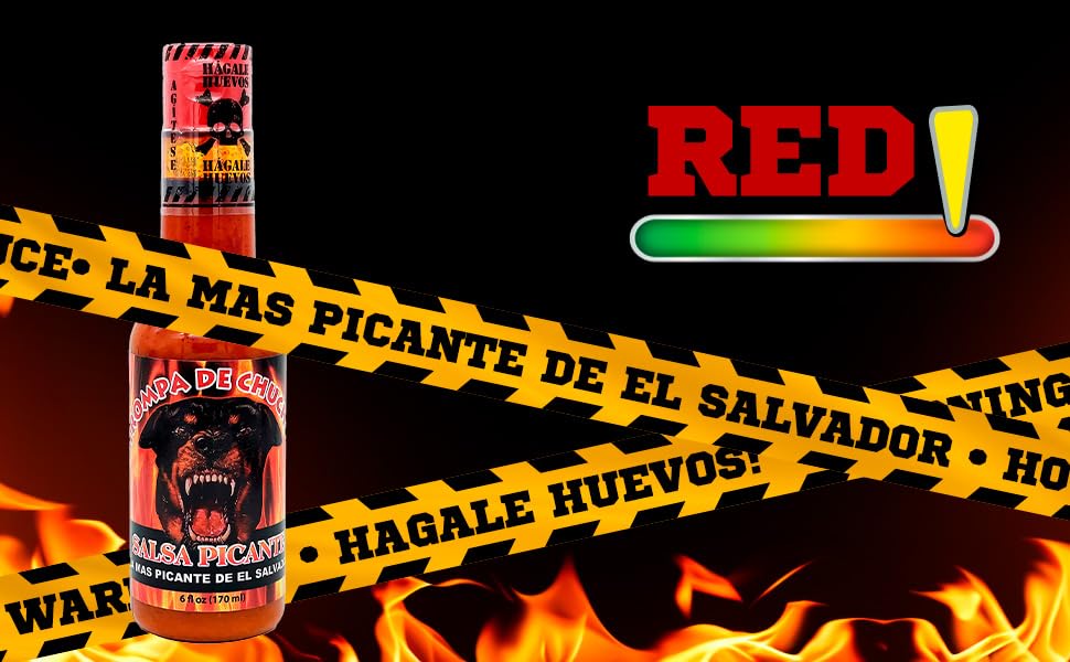 Trompa De Chucho Salsa mas picante de El Salvador Imported by TDP Specialties 6 oz bottles 2 pack