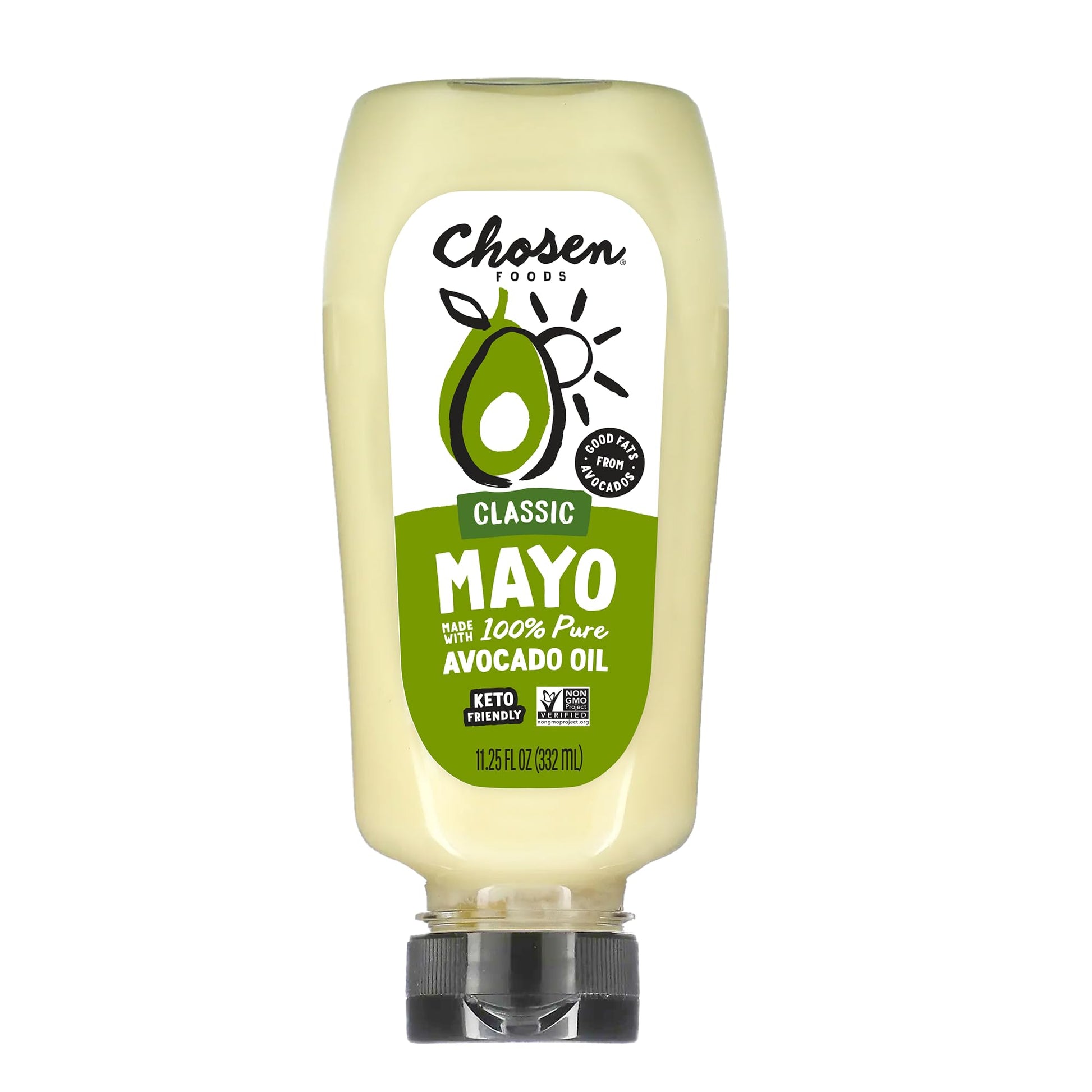 Chosen Foods Classic Squeeze Mayo  332 Ml