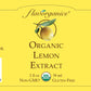 Flavorganics Organic Lemon Extract, 2 Ounce Bottle