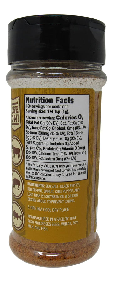 Buc-Ee'S Texas Round Up Cajun Seasoning, Gluten Free, One 6.35 Ounce Shaker Bottle