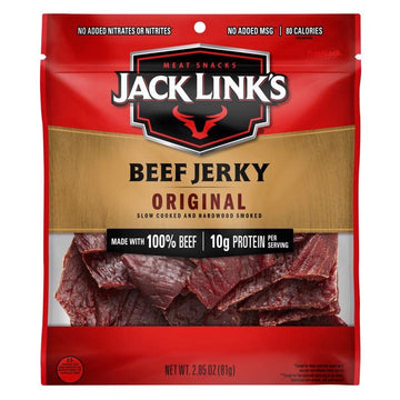 Jack Links Original Beef Jerky, 2.85 Ounce -- 8 per case.