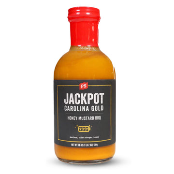 Ps Seasoning Board-Style Carolina Gold Honey Mustard Bbq Sauce - Tangy And Sweet Marinade, Glaze, Baste, And Dip - All-Purpose Sauce Great For Pulled Pork, Ribs, Bbq Chicken, Wings, Pork Chops, And More