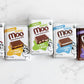 Moo Chocolates All Natural Dark Chocolate Mini Bars With Caramelized Salty Pretzel 0.7 Oz, 14 Ct (Pack Of 1) | 100 Calorie Snack