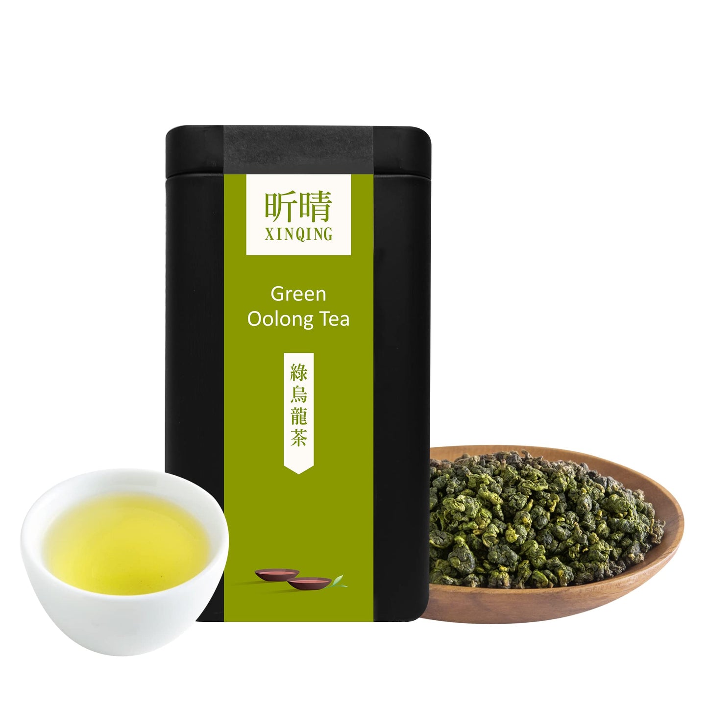 XINQING Taiwan Green Oolong Tea, High Mountain, 150g/5.3oz, Pack of 1