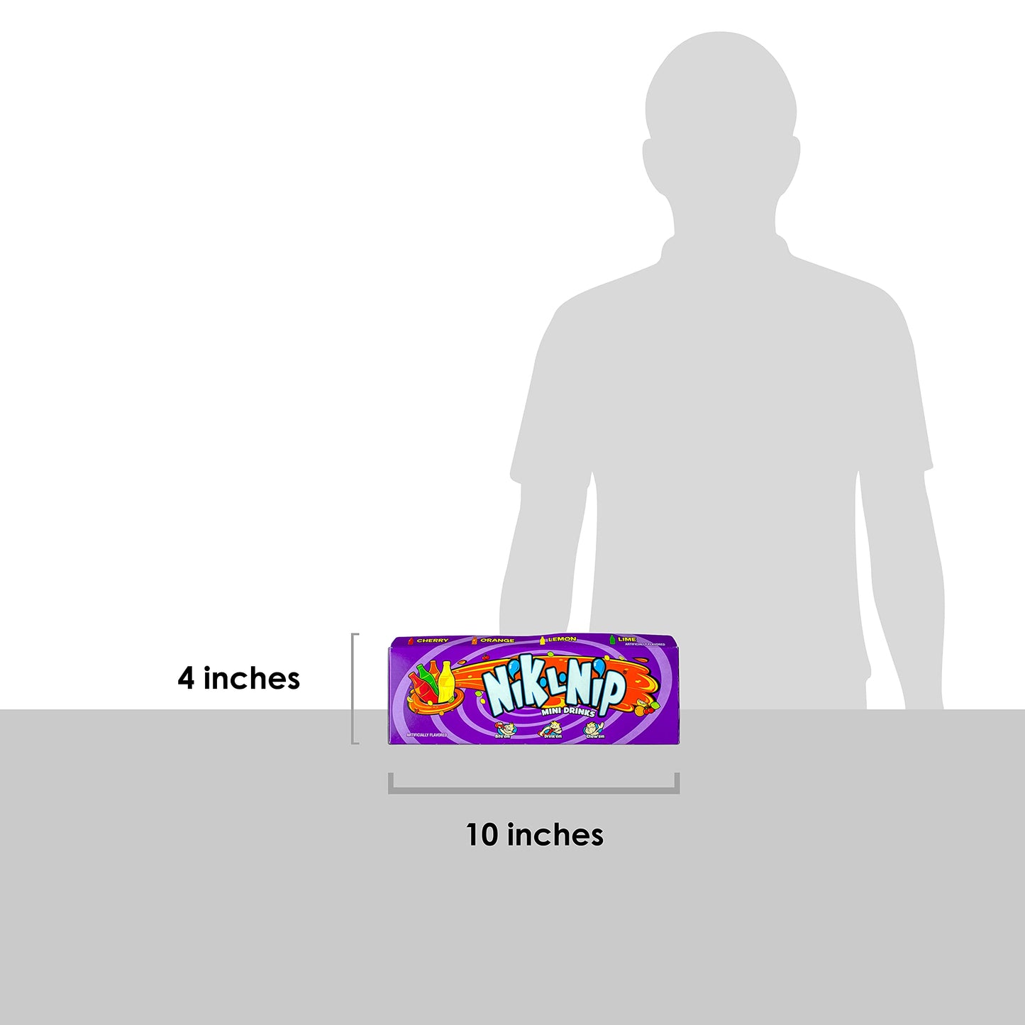 Nik L Nip Candy Wax Bottles - 72 ct
