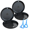 Bvn Retainer Case, With 2 Pcs Aligner Removal Tool, 2 Pcs Mouth Guard Case, Black Denture Case, Mouthguard Case, Retainer Box, D