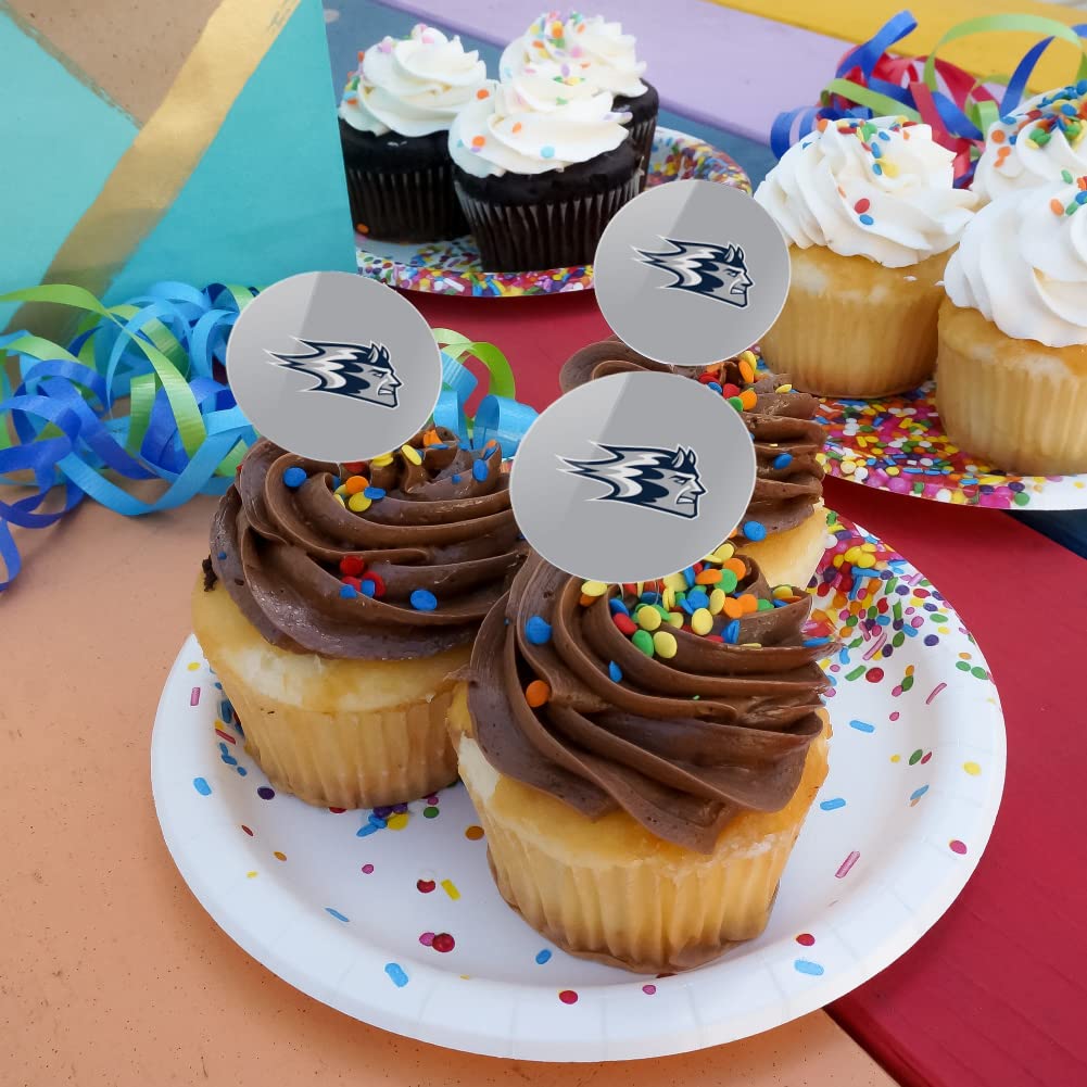 GRAPHICS & MORE Cupcake Picks Set of 6 Acrylic University of Wisconsin - spirit-inspired flavor Decoration Toppers