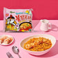 Buldak Spicy Ramen, Carbonara Hot Chicken Ramen, Korean Stir-Fried Instant Noodle, 5 Pack