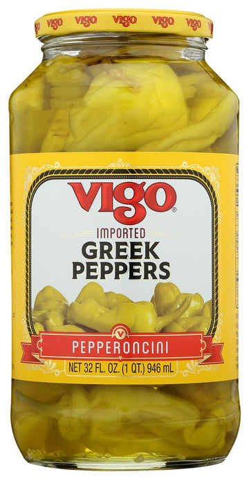 Vigo : Peppers  Greek  32 Oz