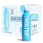 JUST Water  enhanced Pure Still Spring Water in an infinitely recyclable aluminum bottle- Naturally Alkaline  High 8.0 pH - Fully Recyclable canned water  22 Fl Oz (Pack of 12)