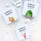 Simply Mints | Variety Pack - Peppermint, Ginger, Cinnamon | Pack Of Six (180 Pieces Total) | Breath Freshening + Aspartame-Free + Vegan + Non-Gmo