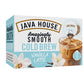 JAVA HOUSE French Vanilla Latte Cold Brew Coffee Pods  (12 Count) Peel and Pour Pods Hot or Iced