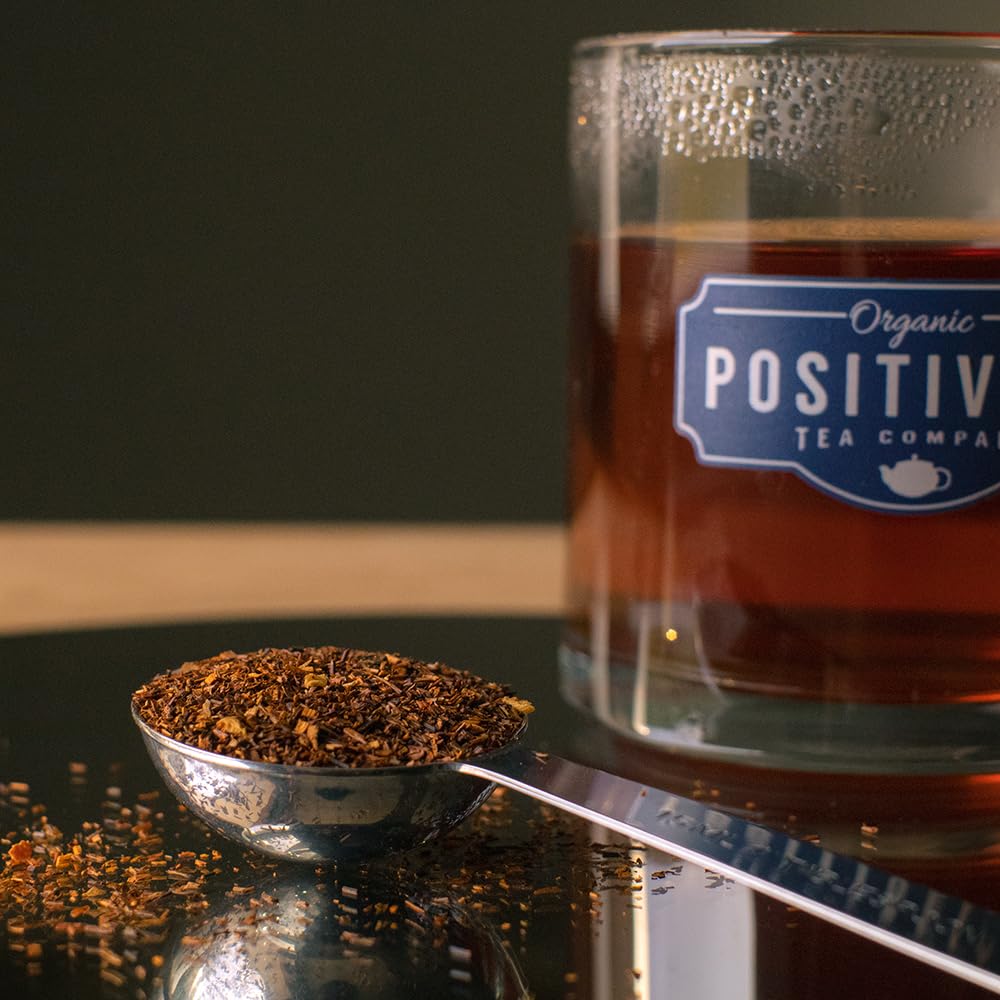 Organic Positively Tea Company, Red Christmas Rooibos Tea, Loose Leaf, 4 Ounce
