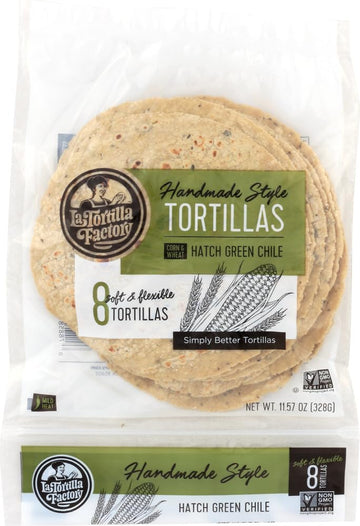 La Tortilla Factory Tortilla corn Hms grn chi