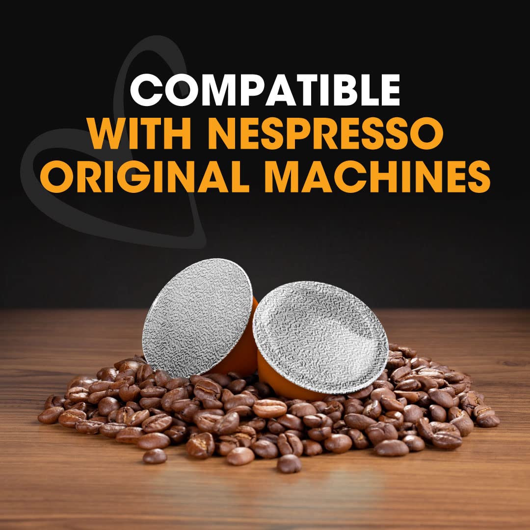 Italian Coffee for Espresso Lovers pods compatible with Nespresso Original machines  Italian Expresso capsules (100 Lungo regular pods  100 Count (Pack of 1))