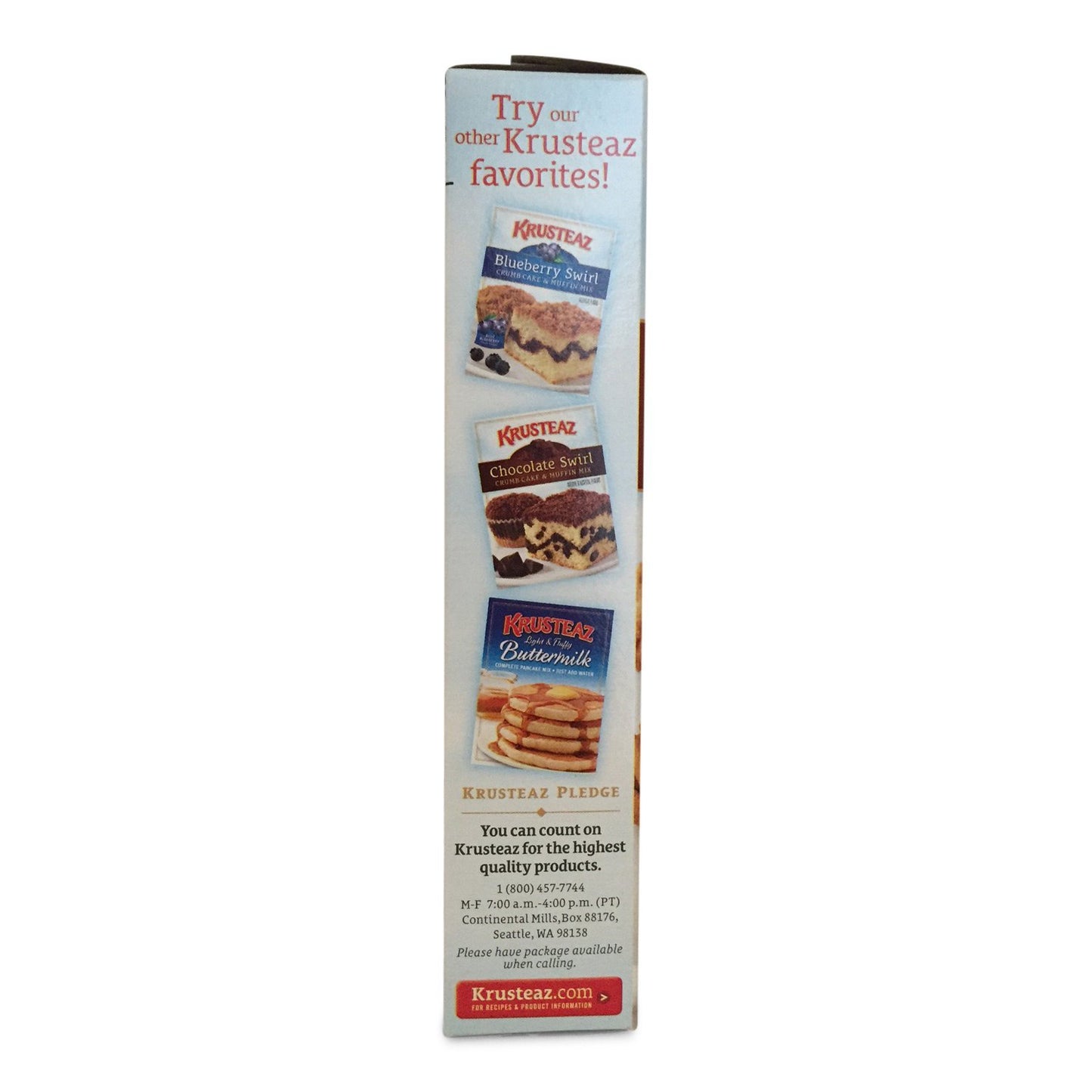 Krusteaz Cinnamon Swirl Crumb Cake & Muffin Mix, 21-Ounce Box (Pack Of 3)