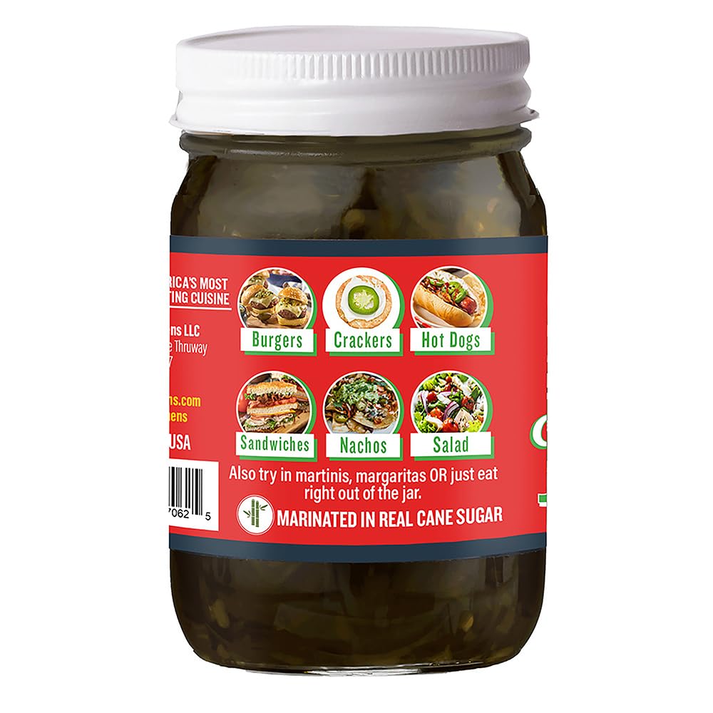 Candied Jalapeo Slices 12 Fl Oz Ragin' Cajun Foods (Pack Of 1)