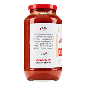 Arthur & Sons Fra Diavolo Sauce - Authentic Spicy Italian Recipe, All-Natural, Gluten-Free - 2 Pack (48oz)