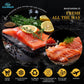 Oceanzen:Premium Quality, Atlantic Salmon - 10 Packs Of (2 X 6 Oz Fresh Skinless Fillets) Shipped Frozen,Sashimi Grade - Sustain