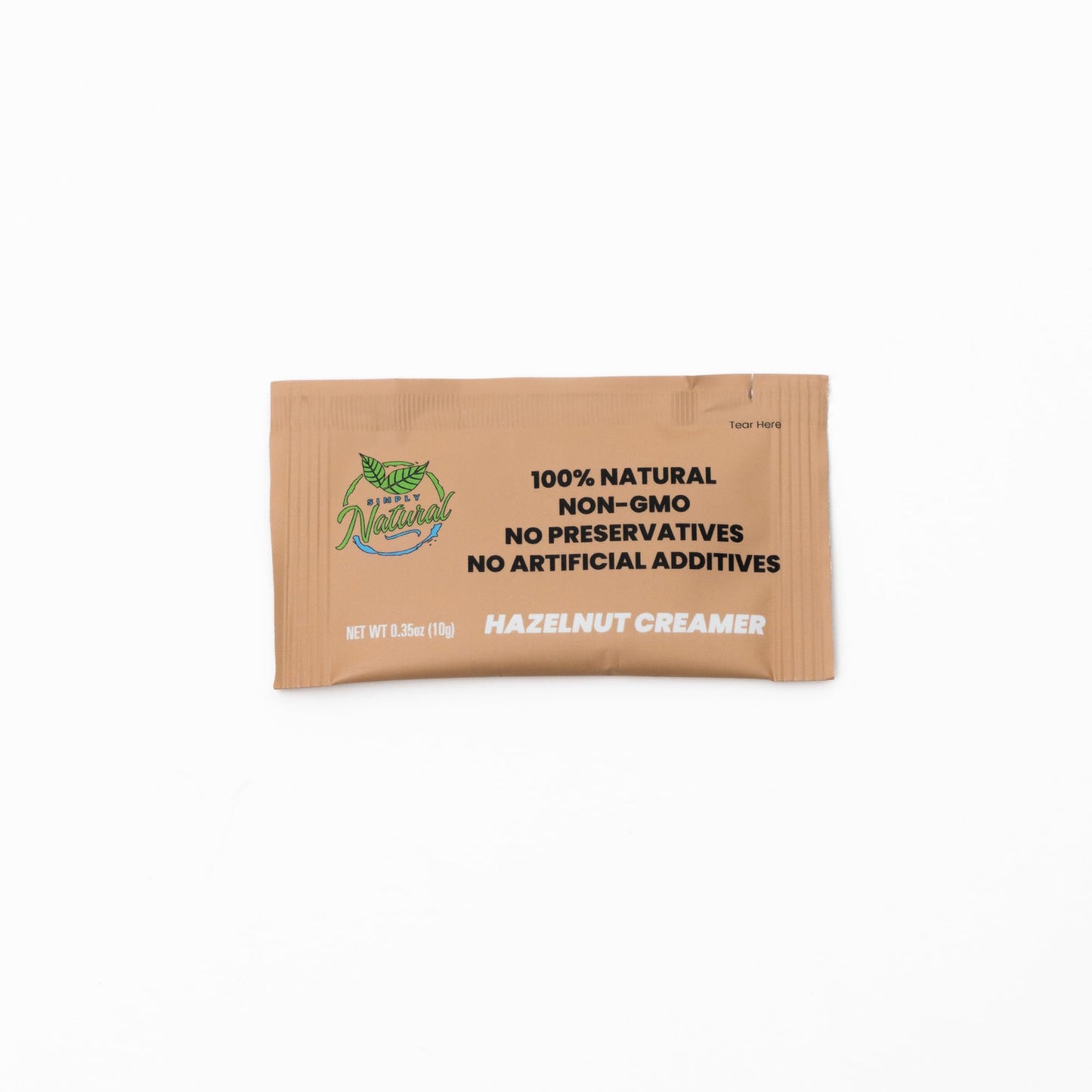 Simply Natural Hazelnut Sweetened Condensed Milk Creamer Single-Serve 10 Grams Sachet, All Natural Coffee/Tea Creamer (70 Sachet