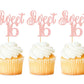 Keaziu 24 Pack Sweet 16 Cupcake Toppers Sweet Sixteen 16 Happy 16 Cupcake Picks For 16Th Birthday Wedding Anniversary Party Cake