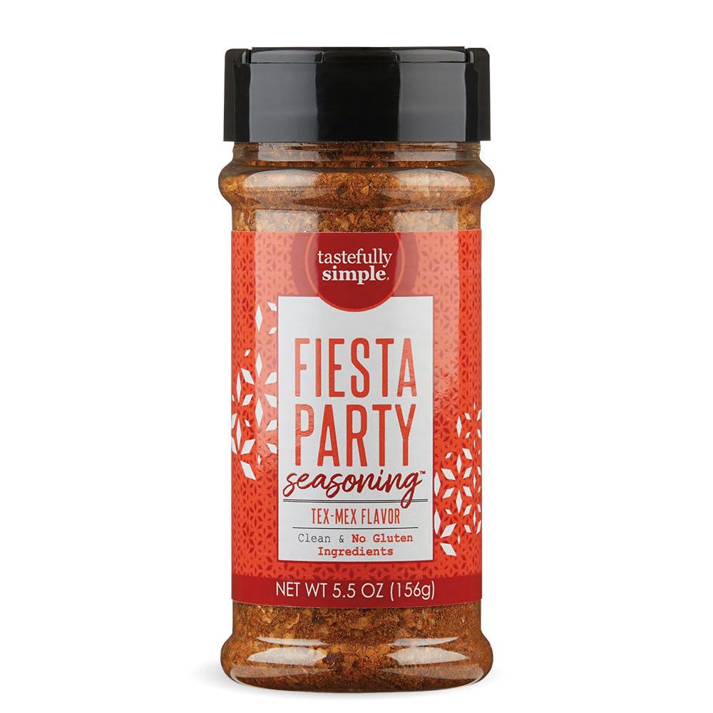 Tastefully Simple Fiesta Party Mexican Seasoning, 5.5 Ounce, Pack of 1