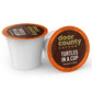Door County Coffee Turtles In A Cup Flavored Coffee Ground | 10 Count Single Serve Cups | Medium Roast | 100% Specialty Arabica